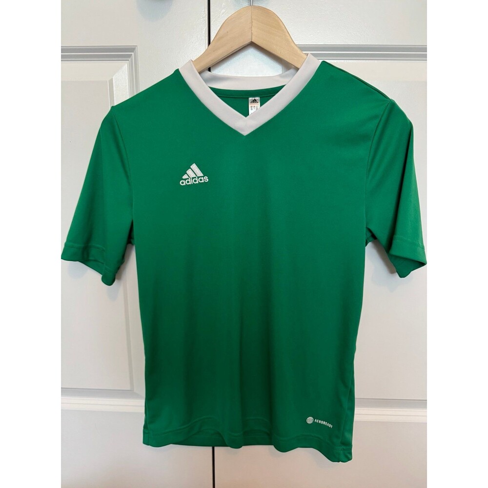 Adidas Kid’s Green and White Jersey, (Size Large), Athletic-wear/Active-wear - Picture 12 of 12
